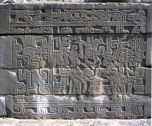 North-East relief, North Wall, South Ball Court, Late Classic period